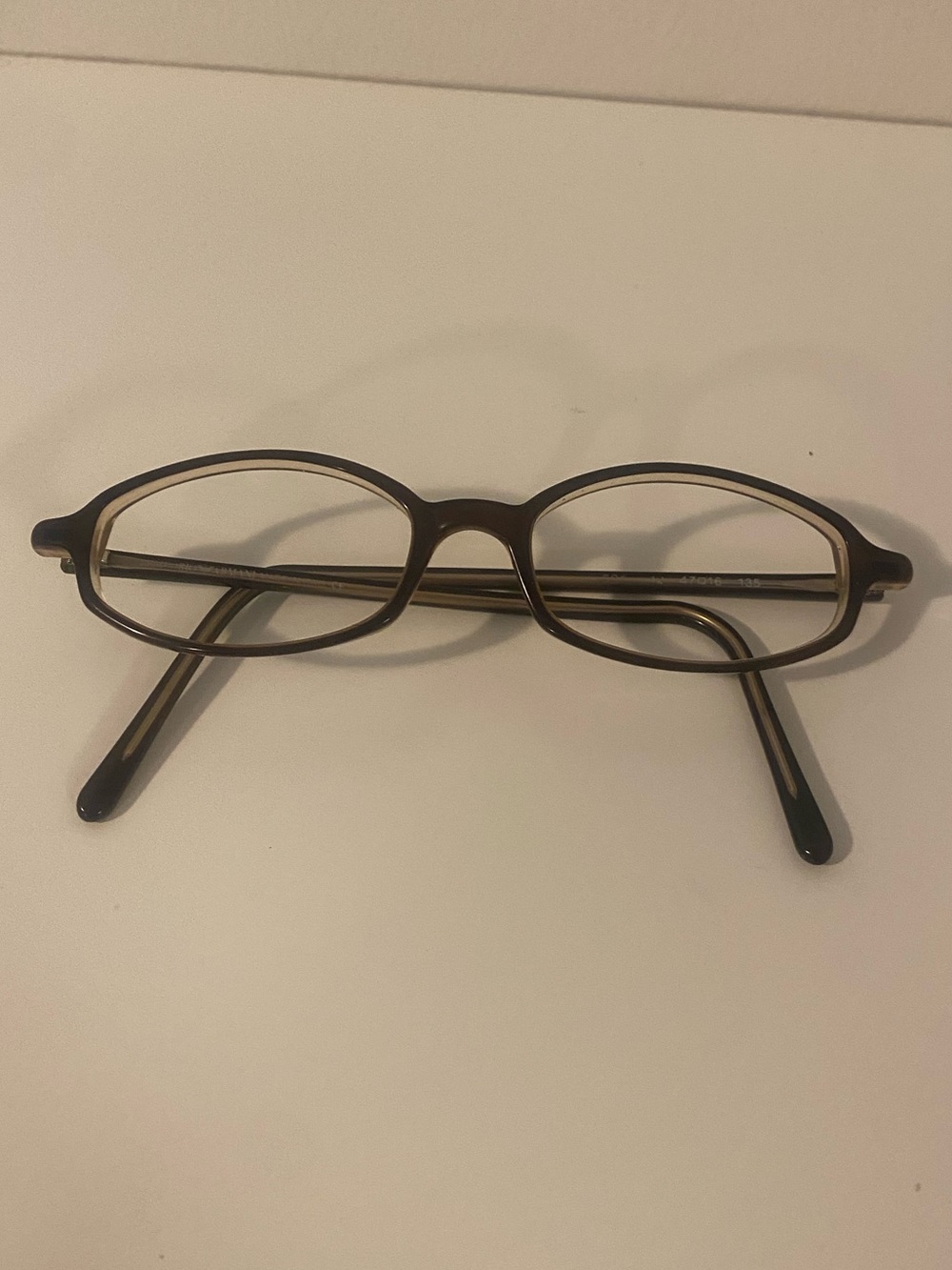 Emporio Armani Brown Oval Women's Glasses Frames